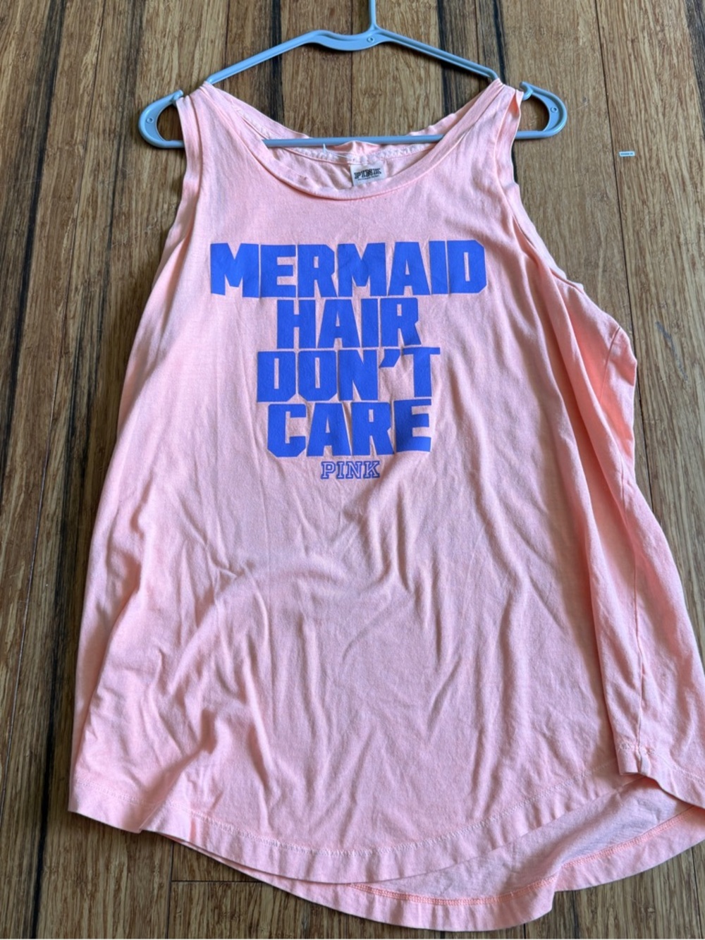 PINK Graphic Tank Top Large